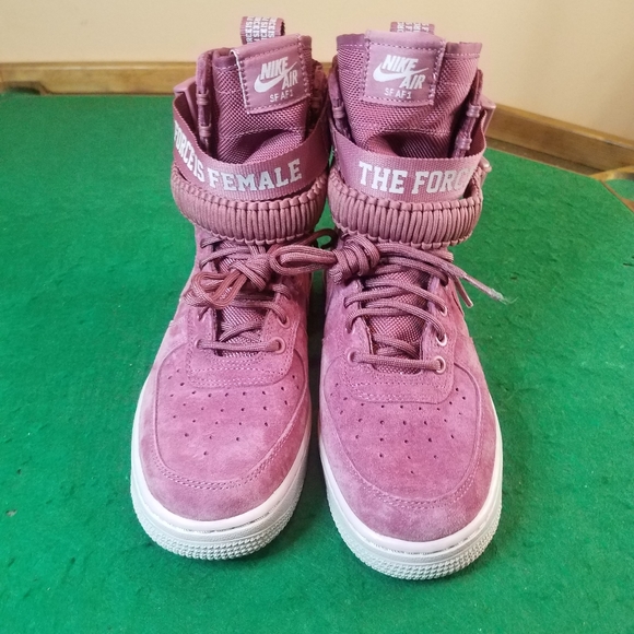 COPY - Nike Air Force 1 High SF Womens sz 8 New Vintage Wine - Picture 2 of 12